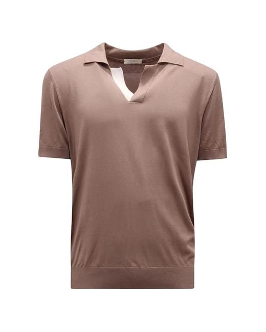 Paolo Pecora Pink Short-Sleeve T-Shirt for men