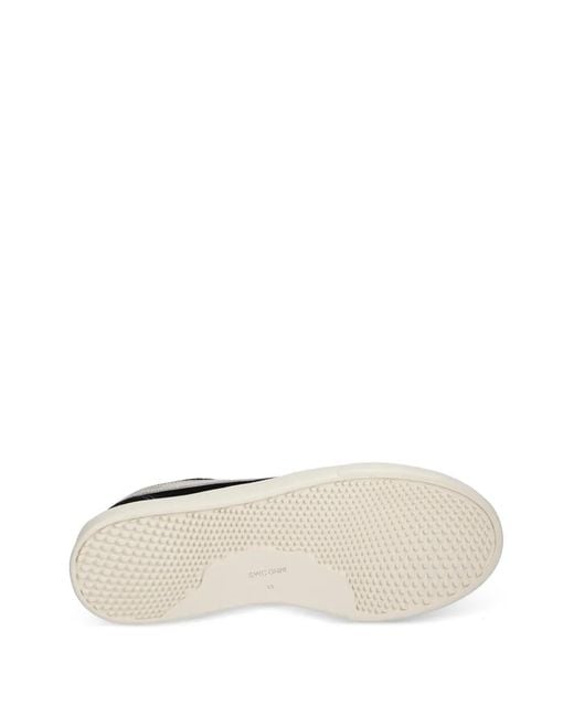 Stepney Workers Club Black Contrast Suede Sneakers for men