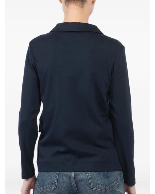 Gran Sasso Blue Single-Button Pocket Blazer Set