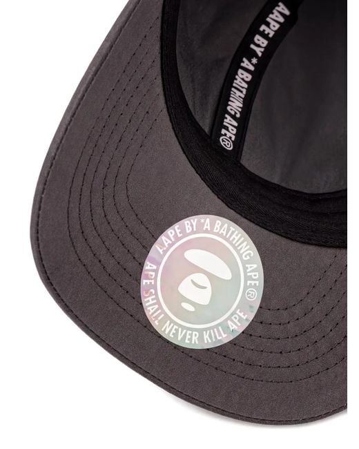 Aape By A Bathing Ape Gray Baseballkappe Mit Logo-Patch