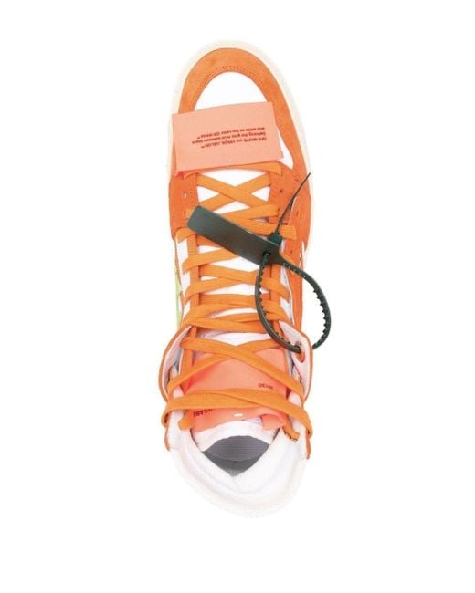 Off-White c/o Virgil Abloh Orange Sneakers Alte Arancioni Off-court 3.0 for men