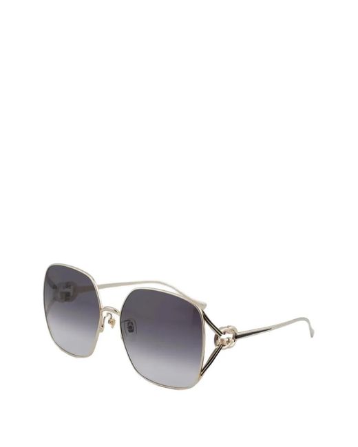 Gucci Gray Interlocking-G Sunglasses