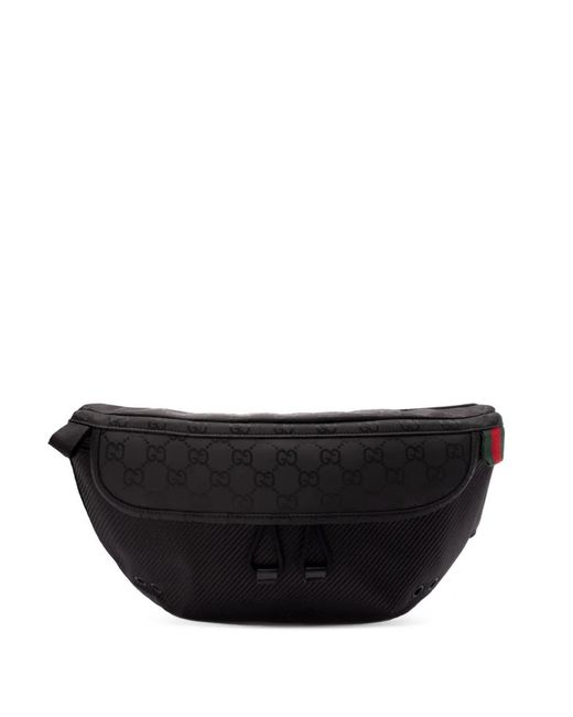 Gucci Black Nexus Nylon Belt Bag for men