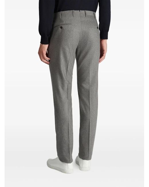 Incotex Flanellen Broek in het Gray voor heren