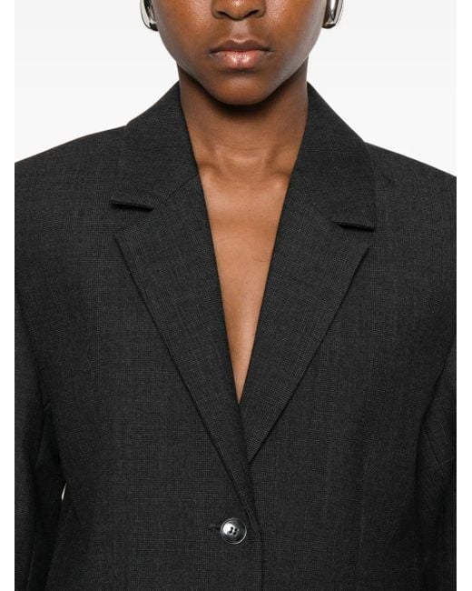 Blazer Con Botones Herskind de color Black