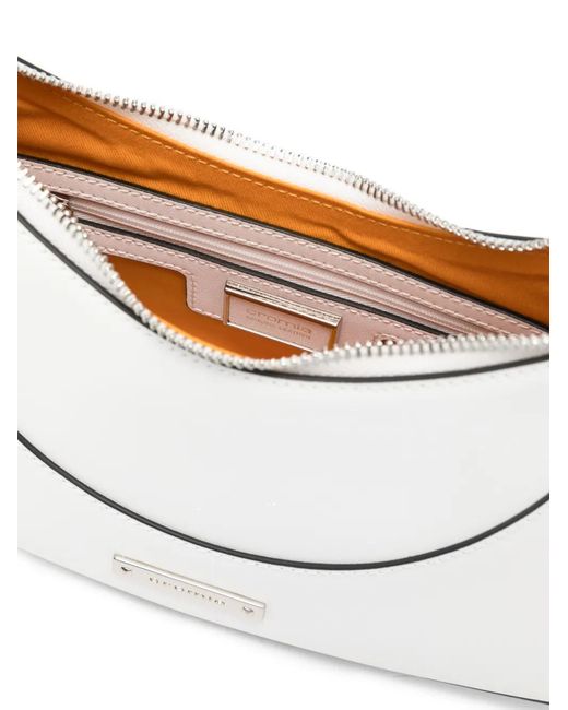 Cromia White Leather Tote Bag
