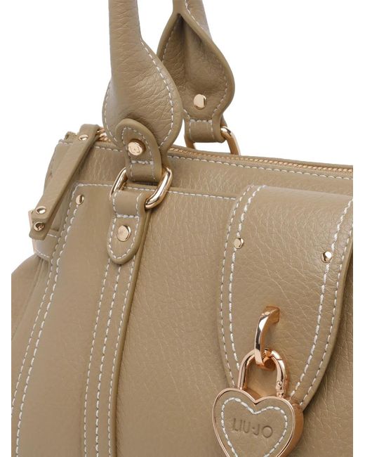 Liu Jo Natural Heart-Charm Shoulder Bag