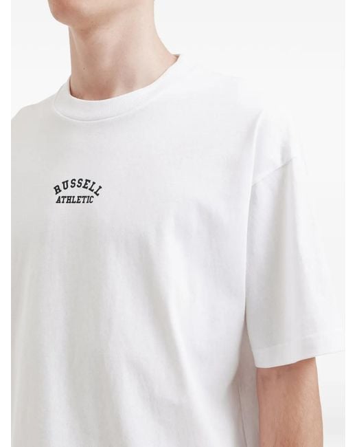 Izzue White Graphic T-Shirt for men