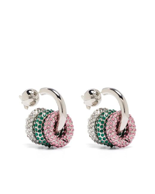Patrizia Pepe Piercing Oorbellen in het White