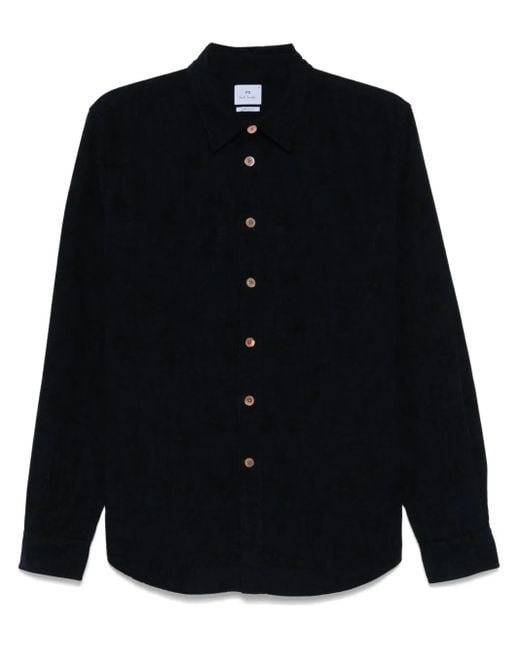 メンズ Paul Smith コーデュロイ シャツ Blue