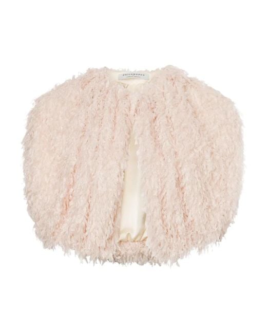 Fringed jacket Philosophy Di Lorenzo Serafini de color Natural
