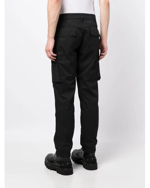 Belstaff Black Straight-Leg Cargo Trousers for men