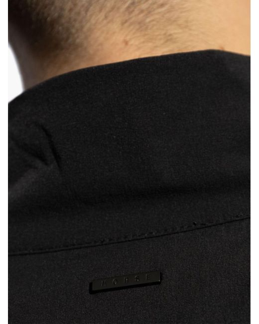 Veste zippée à plaque logo Norse Projects pour homme en coloris Black