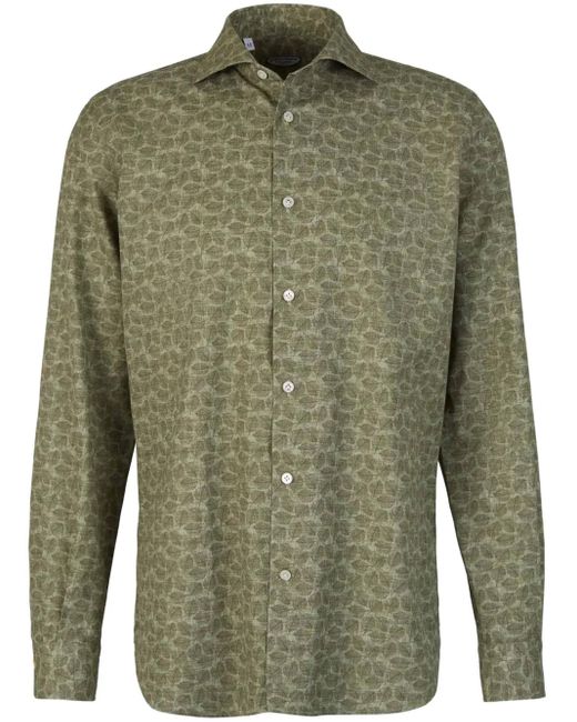 Camicia di Vincenzo Di Ruggiero in Green da Uomo