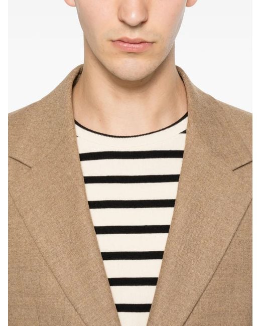 Sandro Brown Mode Flannel Blazer for men