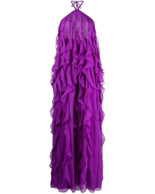 Patbo bo cheap ruffle maxi dress
