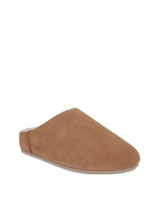 Ugg Brown Elea Suede Slippers