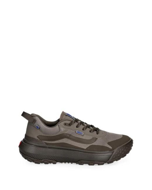 Vans Gray Mte Logo-Patch Sneakers for men