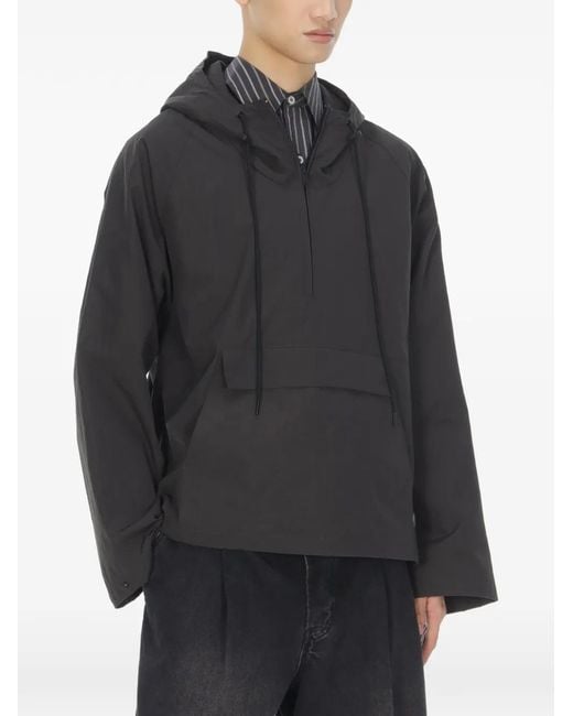 Studio Nicholson Black Veste À Capuche for men