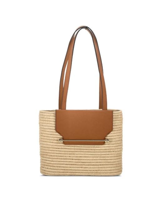 Strathberry Natural Raffia Shoulder Bag
