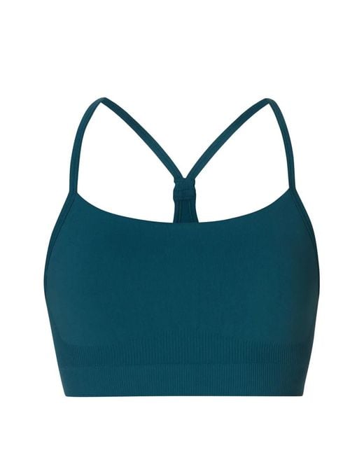 Sweaty Betty Blue Spirit Restored Yoga Bra