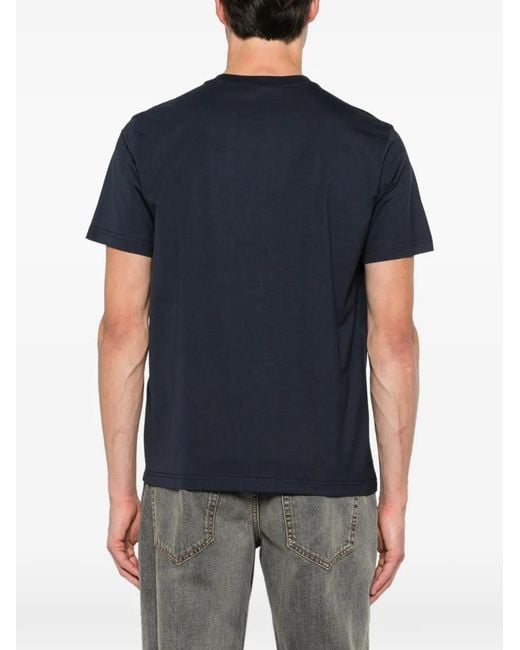 Imperial Blue Logo-Patch T-Shirt for men