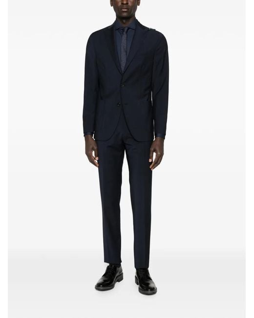 Dell'Oglio Blue Buttoned Shirt for men
