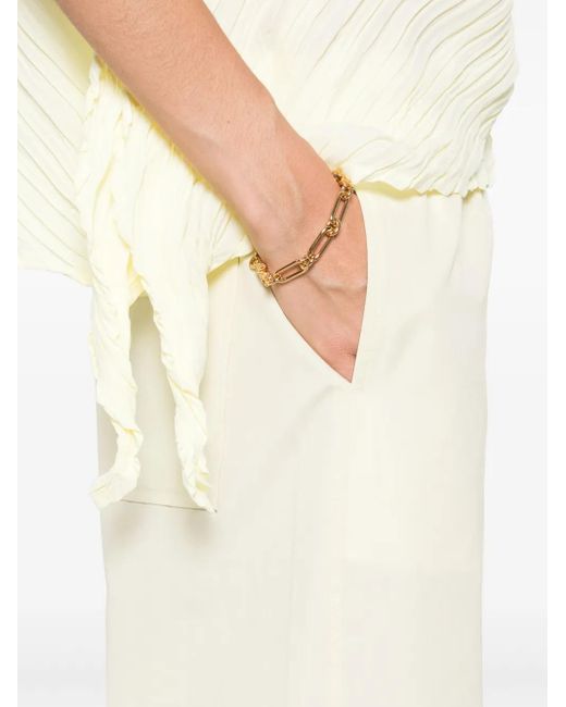 Totême  White Twisted-Seam Boxer Trousers