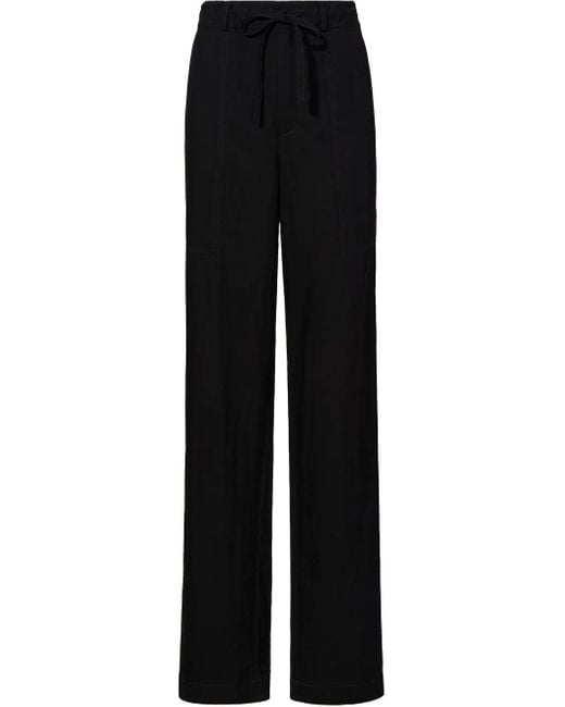 Proenza Schouler Broek Met Trekkoord in het Black