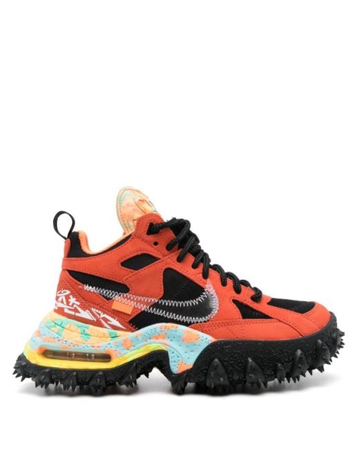 Off-White c/o Virgil Abloh Red X Nike Suede Sneakers for men