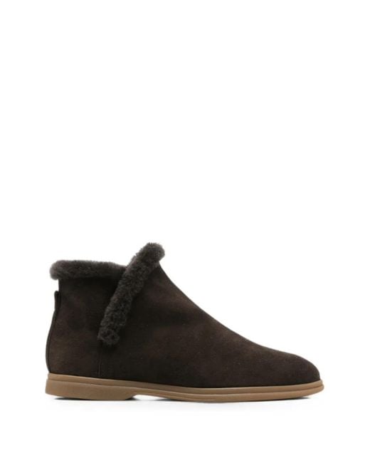 Henderson Black Cora Round-Toe Boots