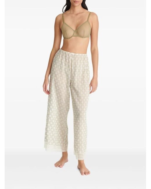 Eres White Fougue Trousers