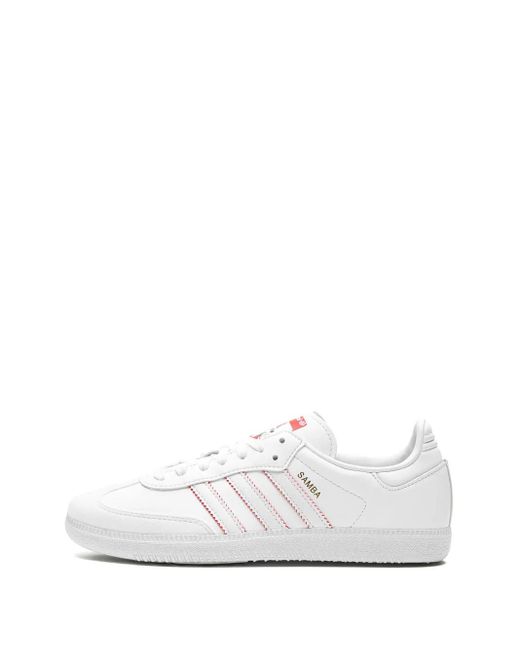 Adidas White Samba Vegan "Minnie Mouse" Sneakers