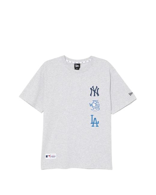 KTZ White Logo-Embrodiered T-Shirt for men
