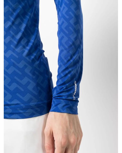 J.Lindeberg Blue Thor Long-Sleeve Top for men