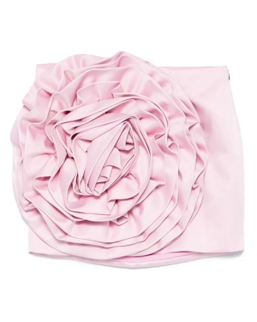 ROTATE BIRGER CHRISTENSEN フローラル ミニスカート Pink