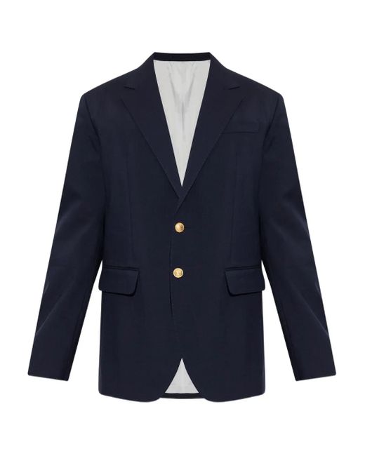 DSquared² Blue Single-Breasted Blazer for men