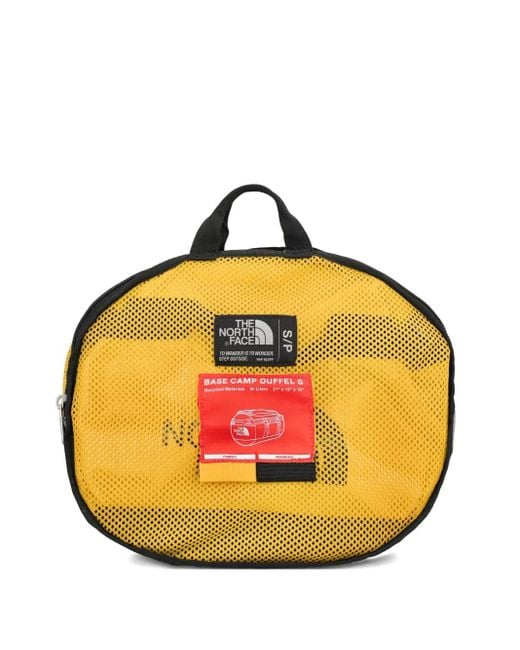 The North Face Yellow Base Camp Logo-Print Backpack