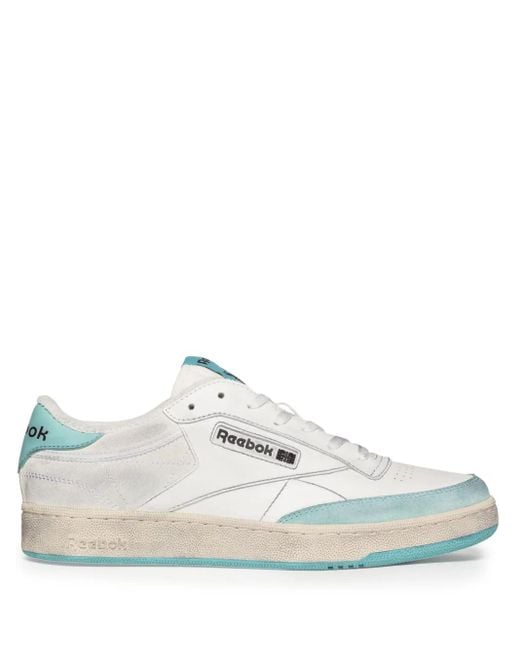 Reebok White Club C Vintage Low-Top Sneakers