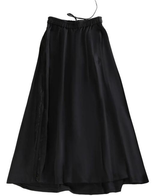 Y-3 A-Lijn Rok in het Black
