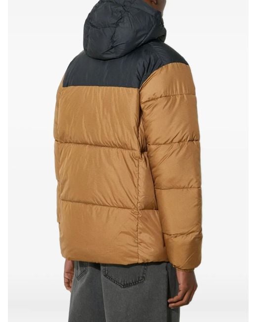 Columbia Blue Hooded Puffer Jacket for men