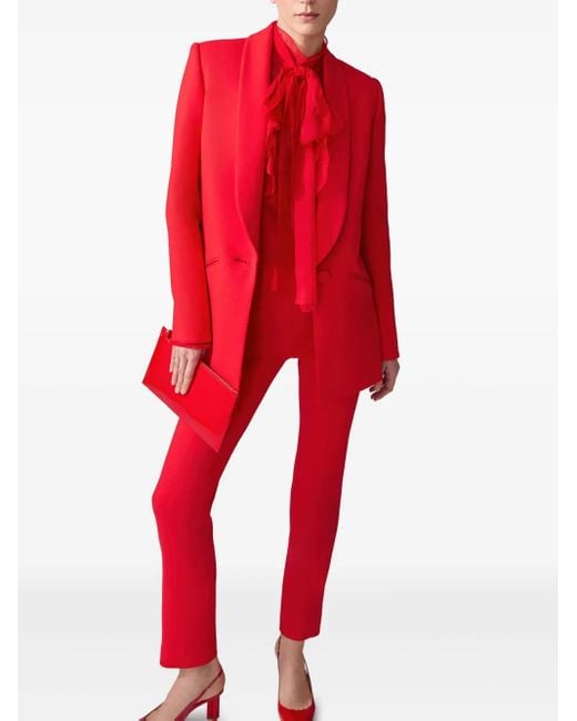 Blusa di Carolina Herrera in Red