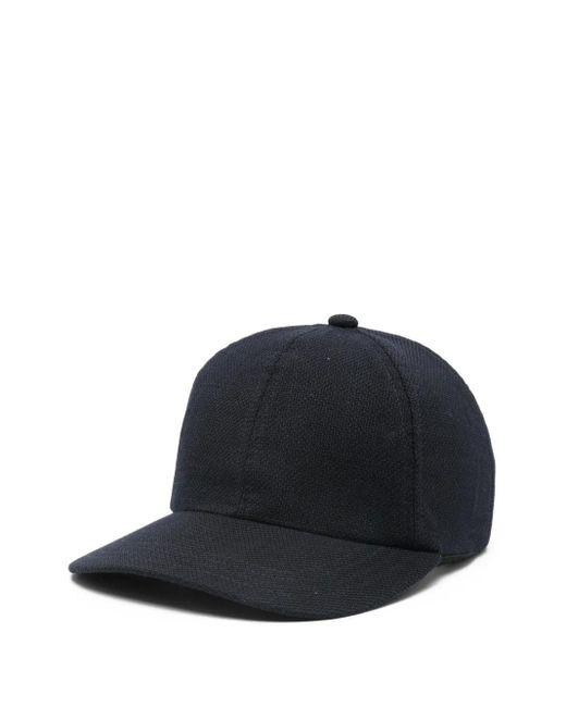 Sunspel Strukturierte Baseballkappe in Blue für Herren