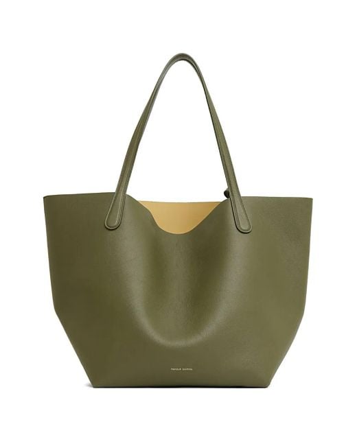 Mansur Gavriel エブリデイ ソフト レザーハンドバッグ Green
