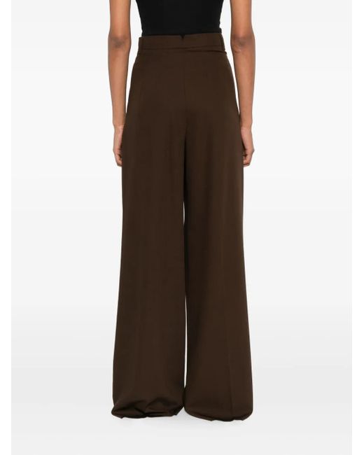 Weekend by Maxmara プリーツ パンツ Brown