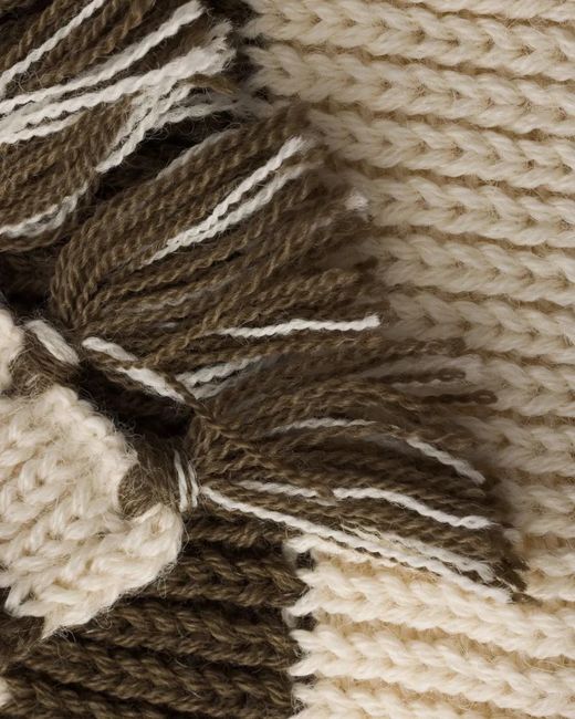 Prada Natural Alpaca Wool Scarf
