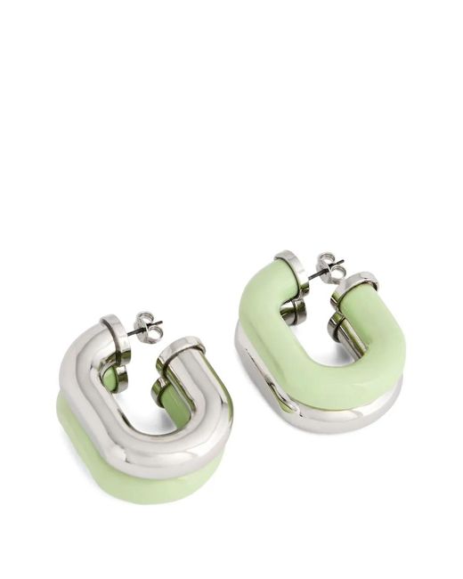 Rabanne Green Link Earrings