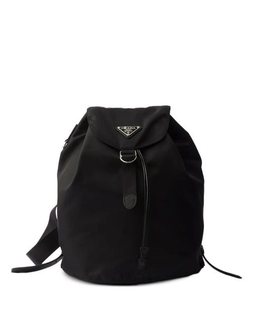 Prada Small Re-Nylon Backpack in Black | Lyst UK