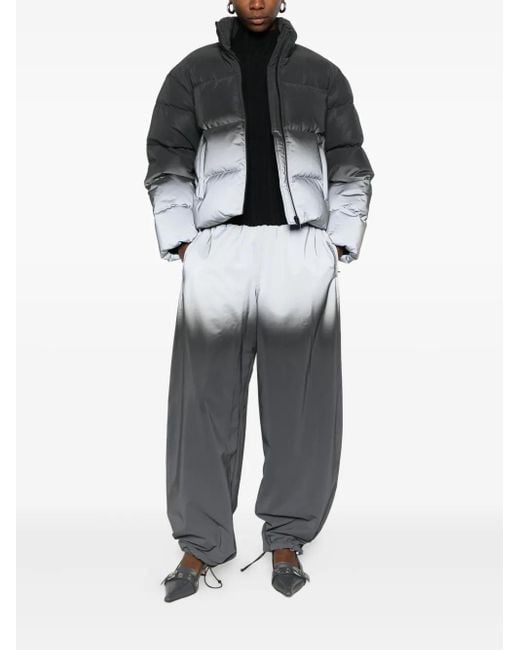 Alexander Wang Black Reflective Puffer Jacket