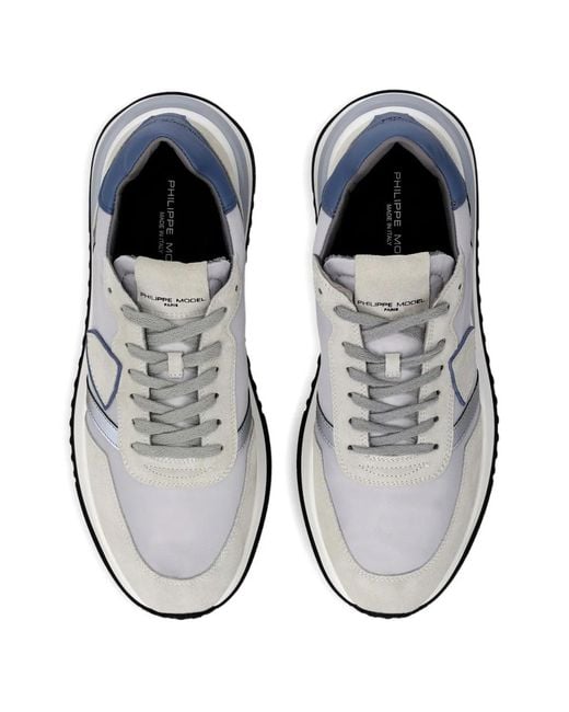 Philippe Model Sneakers Mit Einsätzen in White für Herren